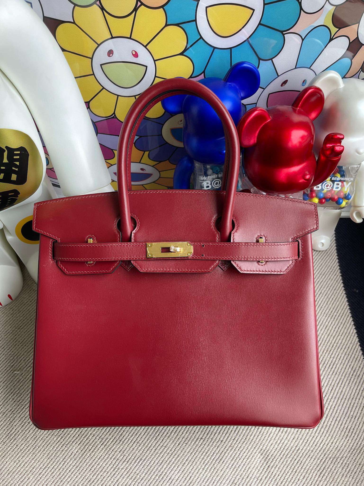 Hermes Birkin 35CM Togo 1K BamBoo Gold Hardware Full HandMade